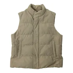 中古 UNIQLO ユニクロ ダウン ベスト ブラウン L