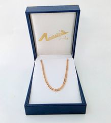 新品・未使用】K18 喜平ネックレス トリプルカット ダブルロック 日本 
