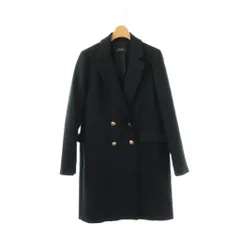 ザラ ベーシック ZARA BASIC 金釦ダブルブレストコート S ネイビー /DO ■OS