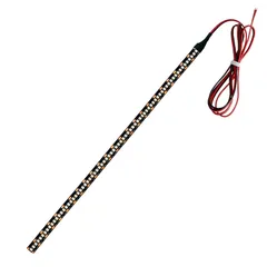 Kaito Denshi(海渡電子) LEDテープライト 車 12V 高密度 240LED/m 防水 車外 照明 常時点灯 正面発光 切断可能 イルミネーション 電飾 カスタム 1チップ 黒ベース 30cm 赤色 0