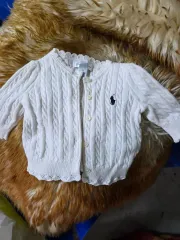 ポロ ラルフローレン ベイビー ケーブル ニット カーディガン 3M