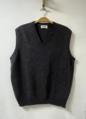 MADE IN ITALY ベネトン ラムウール 100% ニット ベスト L