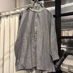 【東あずま店　併売品】　＠　Samansa Mos2 サマンサモスモス　コットン　リネン　綿　麻　七分袖　チェック　ブラウス シャツ トップス　お呼ばれ　デート　オフィスカジュアル　食事会