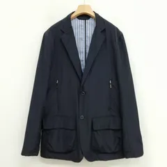 セオリー Theory HUNT-P ナイロン コットン シングル 2B ジャケット テーラード ブレザー 38 ネイビー