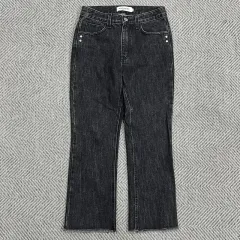 アンダースンベル ブラックデニムパンツ v0909