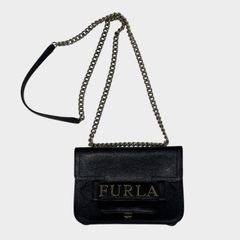美品 フェンダーチェ 2WAY レザー ショルダーバッグ 斜め掛け ブラック 