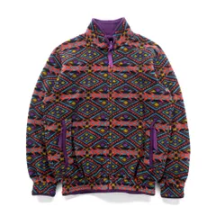 TARAS BOULBA 90年代 ポーラテック POLARTEC 総柄 フリースジャケット L マルチカラー 日本製