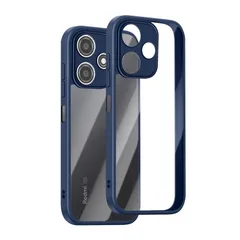 [SinRenn] Xiaomi Redmi 12 5G ケース クリア 360°全面保護 薄型 レンズ保護 スマホケース 耐久性 透明PC背面+ソリッドカラー TPUフレーム 耐衝撃 携帯カバー 黄変防止 擦り傷防止 保護ケース 米軍MIL規格 落下防止 携