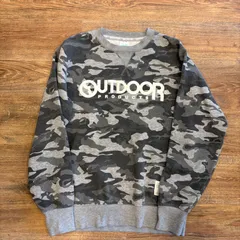 【USED】OUTDOOR PRODUCTS 迷彩柄スウェット M