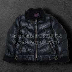 00s archive TYPE B-3 flight jacket LL y2k grunge punk お兄系