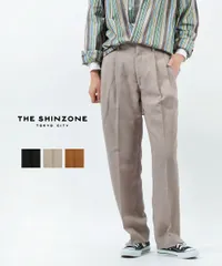 【30%OFF】ザ シンゾーン パンツ  センタープレスパンツ THE SHINZONE クライスラーパンツ メランジ 黒 CHRYSLER PANTS ロングパンツ ボトム ・23MMSPA09-4432301(レディース)