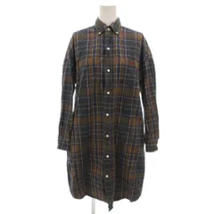 ジムフレックス Gymphlex 美品 シャツワンピース 膝丈 チェック柄 12 マルチカラー /NL ■YHS12