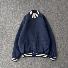 90ｓ　DESCENTE　デザインブルゾン　ジャケット　Oサイズ　ラインリブ