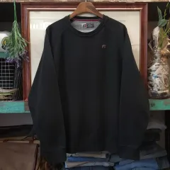 90s ヴィンテージ ラッセル スウェットシャツ スウェット ブラック ロゴ L