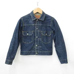 リーバイス Levi's 507XX 2nd セカンド Gジャン 復刻 97年製 デニム 綿 日本製 インディゴ 紺 青 ネイビー ブルー 34