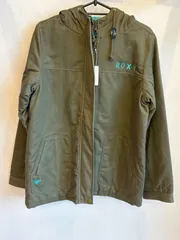 [特別価格] ROXY フード付きミリタリージャケット カーキ M