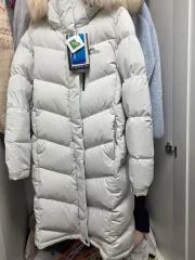 NEPA 白 ロングダウンジャケット レディース ダウン 90サイズ