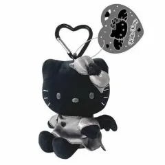 (割引中) HELLO KITTY(ハローキティ) ブラックエンジェル マスコット カラビナ キーホルダー / ブラック