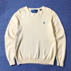 ポロ ラルフローレン アイボリー スウェット Tシャツ L