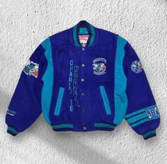 ヴィンテージ NBA シャルロット・ホーネッツ ウール スタジアム ジャケット