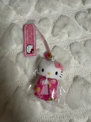 サンリオ 着物 hello kitty(ハローキティ) キーホルダー hello kitty(ハローキティ) ストラップ 桜 hello kitty(ハローキティ)