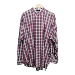 Ralph Lauren ラルフローレン チェックボタンダウンシャツ 白赤グレー等多色 大きめサイズ2XL コットン100% 中国製 アメカジ