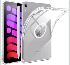 ★Tekkase iPad mini7 ケース MagSafe対応 iPad mini 第7世代 ケース 薄型軽量 (A17 Pro、2024) iPad mini6 透明ケース 耐衝撃 黄変防止 Pencil付着可能 着脱簡単  (クリア)