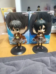 進撃の巨人 Q posket（キューポスケット）エレン ミカサ フィギュア