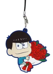 【中古】ストラップ(キャラクター) カラ松 「おそ松さん ぴたコレ ラバーストラップ」