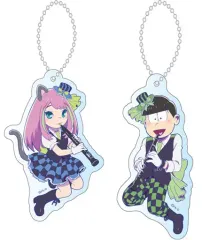 【中古】キーホルダー・マスコット(キャラクター) 橋本にゃー＆チョロ松 描き下ろし 吹奏楽松 アクキーセット(2個入り) 「おそ松さん」