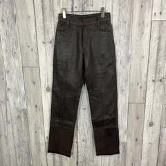 【SAMPLE品 サンプル】vanson VANSON Leather バンソン レザー MADE IN USA 米国製 TALON ZIP タロン ジップ パッチワーク レザー パンツ メンズ 28 インチのサムネイル