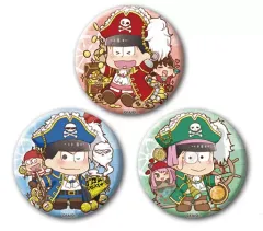 【中古】バッジ・ピンズ(キャラクター) A.おそ松＆カラ松＆チョロ松 ぷりっしゅ 缶バッジセット 海賊松ver.(3個組) 「おそ松さん」