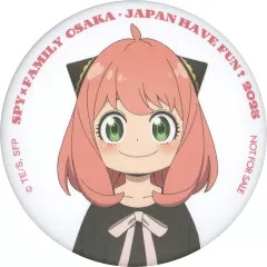 【中古】バッジ・ピンズ アーニャ・フォージャー(背景白) オリジナル缶バッジ 「EXPO2025 大阪・関西万博 SPY×FAMILY DINING」 フードトラック メニュー購入特典