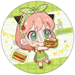 【中古】バッジ・ビンズ アーニャ・フォージャー(サンドイッチ) 「SPY×FAMILY トレーディング缶バッジ/食べ物 描き起こし」