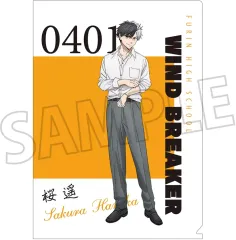 【中古】クリアファイル 桜遥 A4クリアファイル 「WIND BREAKER」
