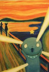 【中古】ポストカード タマ(滅び) 名画風ポストカード 「教育番組 はじめてのげんじつポップアップ」