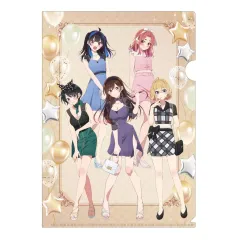 【中古】クリアファイル 集合 描き下ろしA4クリアファイル 「彼女、お借りします POP UP SHOP in マルイ」
