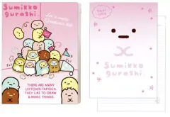 【中古】ノート・メモ帳 たぴおかテーマ(ピンク) クリアホルダー付B5ノート 「すみっコぐらし」