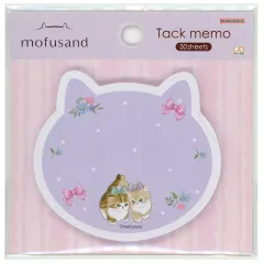 【中古】ノート・メモ帳 ねこ ダイカット付箋 第9段 「mofusand」