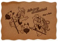 【中古】ポストカード チップ＆デール(ウエスタン) 革製ポストカード 「ディズニー」 東京ディズニーランド限定