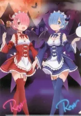 【中古】クリアファイル レム＆ラム(小悪魔) A4クリアファイル 「Re：ゼロから始める異世界生活×セガ」 キャンペーン UFOキャッチャー特典