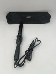 【K-1845】サロニア カールヘアアイロン 32mm ブラック 収納ケース付き 動作確認済み