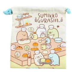 【中古】バッグ(キャラクター) パンきょうしつ 巾着 「すみっコぐらし」
