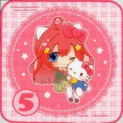 【中古】雑貨 中野五月×ハローキティ ミニタオル 「映画 五等分の花嫁×サンリオキャラクターズ」 劇場グッズ