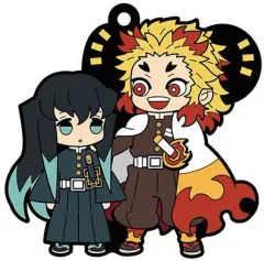 【中古】キーホルダー・マスコット(キャラクター) 煉獄杏寿郎＆時透無一郎 「鬼滅の刃 ラバーマスコット バディコレ Vol.2」