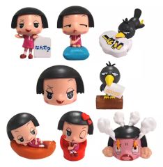 [중고] 식완 잡화 전 8 종 세트 [치코 짱에 꾸짖는! 치코 짱 & 쿄에 짱 CORD KEEPER!]