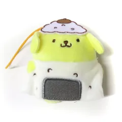 【中古】キーホルダー おにぎりポムポムプリン 「ポムポムプリン かぷぐるみ おべんとうマスコット」