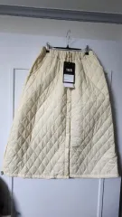 アイボリー キルティング スカート