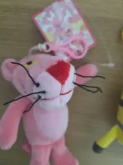 ピンクパンダ ぬいぐるみ キーホルダー (新品)