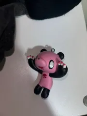 正規品 ピンク パンダ いたずらぐまのグル～ミ～(グルーミー) マスコット チャーム